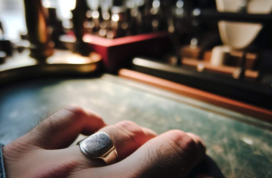 Bague personnalisée : l&rsquo;art de graver votre empreinte digitale unique