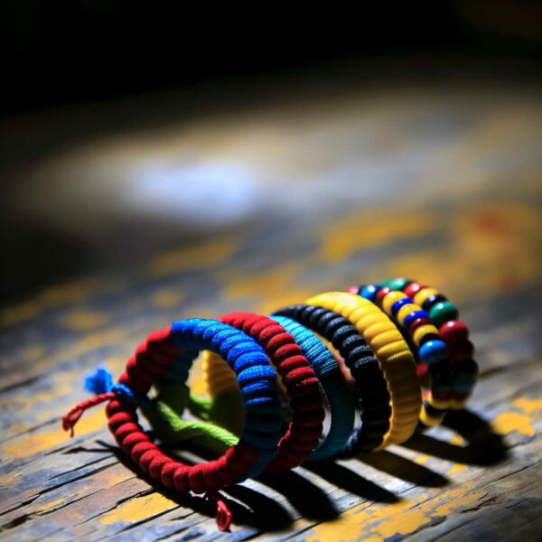 Bracelet tibétain: découvrez les couleurs mystiques